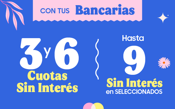 Hasta 9 bancarias